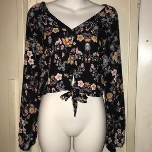 Long sleeve blouse